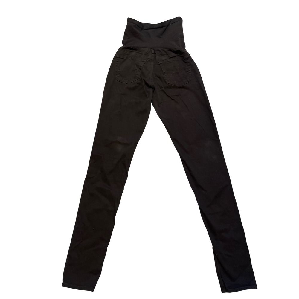 AG Adriano Goldschmied Maternity Jeans Black Skinny Leg Size 27R Casual City - Picture 2 of 9